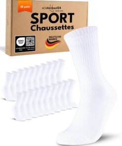Sockenkauf24 10 Paires Chaussettes de Sport Respirantes et Renforcées pour Homme et Femme_packaging_large_xl_socks