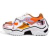 Baskets Femme LUCKY STEP Rétro à Plateforme Chaussures Chunky Usables en Daily Wear et Pour Promenades Couleurs Block