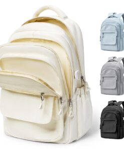 Sac à Dos Leger Lendolk Multifonction Ado et Etudiant,Femme et Homme,Etanche 14 Pouces,Sac Ecole Loisir Multipoches