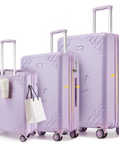 Sea Choice Set de 3 valises de voyage extensible | Légères, Grandes capacités, 4 roues 360° silencieuses | Pour voyageur
