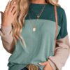 DUOEASE Sweat Manches Longues Femme Hiver Chic et Elegant OEKO-TEX STANDARD 100 Automne Mode