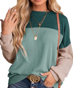 DUOEASE Sweat Manches Longues Femme Hiver Chic et Elegant OEKO-TEX STANDARD 100 Automne Mode