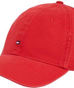 Tommy Hilfiger Casquette Femme Soft Flag en Coton - Sélection Essence Tendance 2023