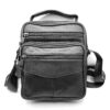 Charmoni Sac Sacoche Homme Porter Traversément Adulte - Cuir Réglable Léger et Compact - Poche bandoulière Homme