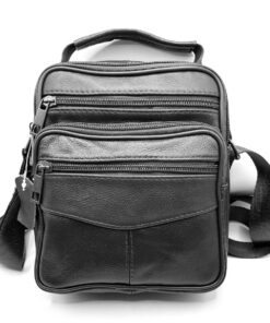 Charmoni Sac Sacoche Homme Porter Traversément Adulte - Cuir Réglable Léger et Compact - Poche bandoulière Homme