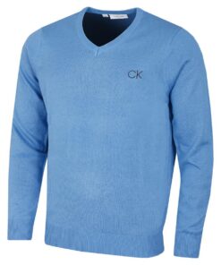 Calvin Klein Golf Hommes V-Neck Puller pour Golf - Confortable et léger - Taille S/M/L