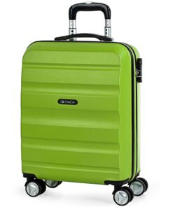 Valise Cabine Rigide Légère 4 Roues Pivotantes avec Cadenas à Combinaison | Valise Compacite 55x40x20 pour Voyager en Av