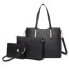 Sac à main Miss Lulu + Sac cabas femme + Poche bandoulière régulable