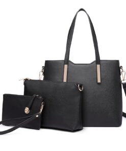 Sac à main Miss Lulu + Sac cabas femme + Poche bandoulière régulable