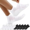 Chaussettes Basses Courtes Flintronic Hommes Femme Respirantes 10 Paires Sock Plain Trainer