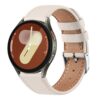 Bracelet Wanme pour Samsung Galaxy Watch 40mm 44mm Femme Homme, Cuir Remplacement 20mm Lumière stellaire
