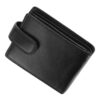 Portefeuille en cuir véritable TECPEX pour homme avec blocage RFID et poche zippée