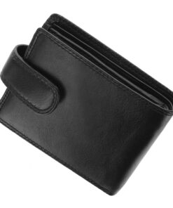 Portefeuille en cuir véritable TECPEX pour homme avec blocage RFID et poche zippée