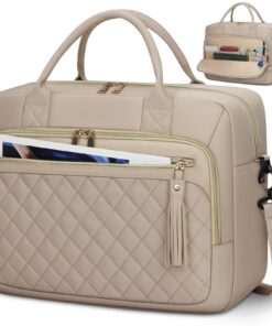 Sac à ordinateur Rainsmore imperméable femme 17 pouces sac portatif fonctionnel