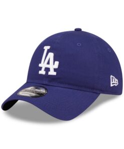 Équipe New Era Los Angeles Dodgers MLB Essential 9Twenty Cap Hommes Chapeau Baseball Coton Taille Large