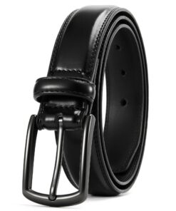 CHAOREN Ceinture Homme Cuir, Grande Largeur de 32mm, Idéale pour les Affaires et Costumes Formels