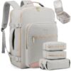 LOVEVOOK Sac à Dos de Voyage Femme Perméable à l'Eau pour Ryanair et Voyage en Avion OEKO-TEX STANDARD 100