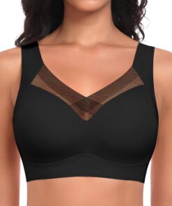 Ganado Soutien Gorge Sport Sans Armature Dentelle Push Up Femme Collection