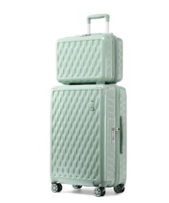 Sea Choice Valise Cabine Ensemble de Bagages 8 Roues Rigide Léger TSA Serrure 55cm avec Fermeture Éclair pour Voyageurs