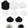Patches de réparation en cuir autocollants pour chaussures - Lot de 10 paires - Pour la plupart des baskets et talons ha