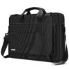 TECOOL Sacoche Ordinateur 17-17.3 Pouces Noire pour Lenovo Acer ASUS Dell HP, Protection Porte-Bagages Portable 17 Pouce