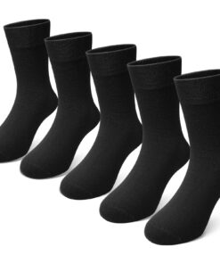 Chaussettes PutUO Enfant Garçon Fille: Socquettes Viscose de Bambou – Sans Couture & Respirantes – Usage Quotidien 5 pai