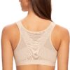 MELENECA Femme Soutien-Gorge Fermeture Devant Posture sans Armatures - Comfort et Support en Tous Circonstances - Femmes