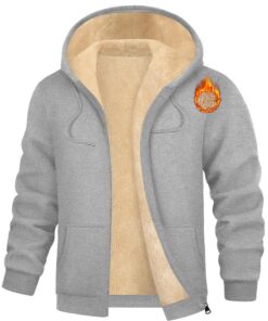Veste Sweat A Capuche Homme Lonya Global Recycled Épaisse Chaude Pour Hiver