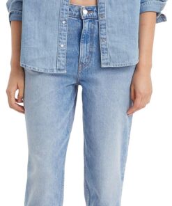 Levi's 80s Mom Jeans Femme Vintage Coupe Élégante pour Femmes en Coton Organic, Taille Élargie, Hautement Recherchée dan