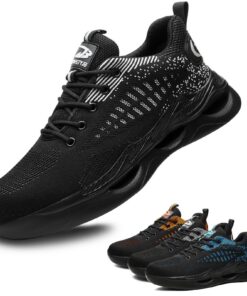 Chaussures de Sécurité Mitudidi Antibruit Hommes et Femmes Taille 38-46 EU Antidérapantes Safety Shoes Mitudidi