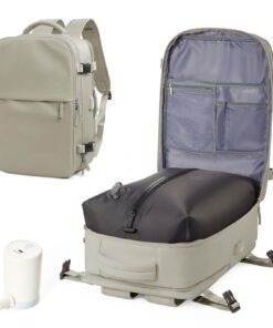 Sac à dos à vide Veanthin Ryanair | Compresseur | Valise cabine | Passagers avion | Voyage | Stockage optimal | 50L