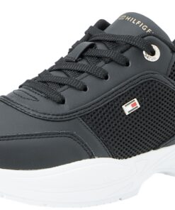 Baskets de Running Femme Confortables et Légers pour Course en Extérieur, Noir, Taille 37