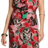Morgan Robe Femmes en Coton Organe Grüne Grande Taille Élégante Robe de Soirée pour Femmes