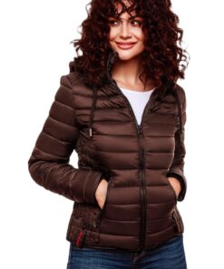 Veste matelassée Navahoo B650 mi-saison femme chocolat XS