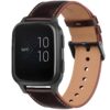 Wanme Compatible Garmin Vivoactive 5/Verenu Venu 2 Marron Vintage Bracelet de Remplacement avec Support pour Vivoactive