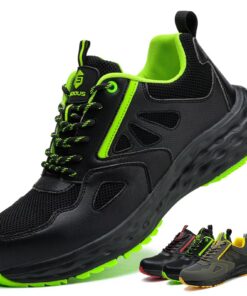 ISOOUS Chaussures de Sécurité Femmes Légères Embout Plastique Antidérapante pour Cuisine ISOOUS Antidérapante Chaussures