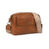 Gladdon Sac Bandoulière Femme Léger et Imperméable, Sac à Main en Cuir avec Bandoulière Amovible pour Usage Quotidien, P