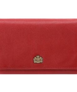 WITTCHEN Portefeuille Cuir de Grain Rouge Collection Arizona | Taille 10 x 15 cm | Portefeuille Masculin Élégant pour Vo