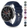 Bracelet Wanme pour Samsung Galaxy Watch 46 mm / Sportif / Silicone / Taille 45 mm / Compatible Galaxy Watch 4