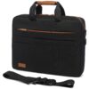 LOVEVOOK Sac Portatif Ordinateur 17.3'' Imperméable Noir pour Hommes Femmes Voyage Travail (17.3'', Noir) LOVEVOOK Malle
