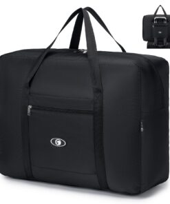 SPAHER Sac de Voyage Imperméable pour Ryanair et Tui, Noir Série Ours, 45L Valise Cabinne Homme Femme