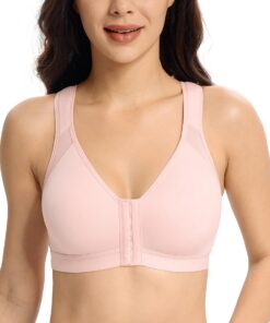 Lemorosy Soutien-Gorge Femme Grandes Tailles - Redresse Dos Correcteur de Posture Sans Rembourrage et Sans Armatures