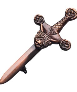 Kilt Emporium Scottish Highland Cow Kilt Pin - Élégant et Traditionnel, Taille : 4 Pouces
