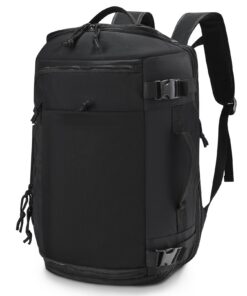 BAGROUPS Bagage Cabine 40x30x20 pour Voyage Avion Sac a Dos Extensible Bagage à Main Noir