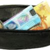 Charmoni Porte-Monnaie en Cuir Vrai pour Homme Noir - Multipoche - Fonctionnel et Luxueux
