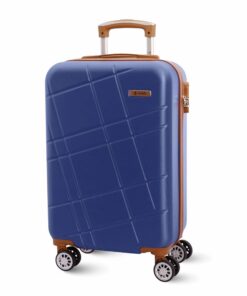 Valise EL CABALLO Lightweight Rigide 4 Roulettes | Bagage de Bord Ryanair | Valise à Main 55x40x20 cm