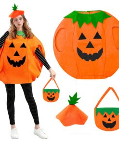 Costume de citrouille mignon d'Halloween pour enfants à bal masqué