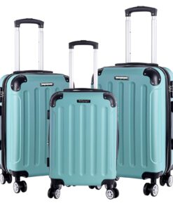TALK-POINT Valise Rigide ABS TSA Serrure Capacité Extensible M L XL Protection Coins Roulettes Silencieuses 360° Poignée