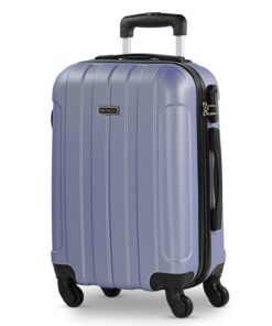 Valise cabine ITACA Mauve Élégante et Léger pour Voyage Idéal avec 4 Roues Pivotantes Bagages Sécurisés CADenas Bagages