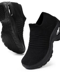 HKR Basket San Lacet Femme Orthopédique ChaussuresComfortable Chic Femme_mode et Sport Travail Tennis FitUltra LéGèRe Fi